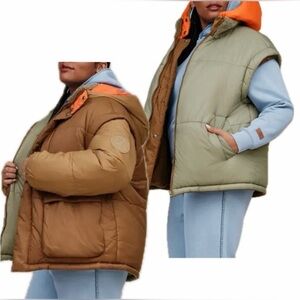 NWT Ugg Unisex Kristian Convertible Puffer Coat